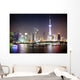 Night view of Shanghai, China Wall Mural