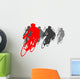 1st winner of cycling competition Wall Decal
