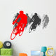 1st winner of cycling competition Wall Decal