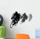 Cycling Tournament Silhouette Wall Decal