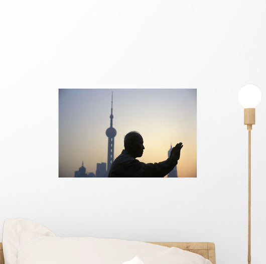 China Shanghai Man Doing Wall Decal