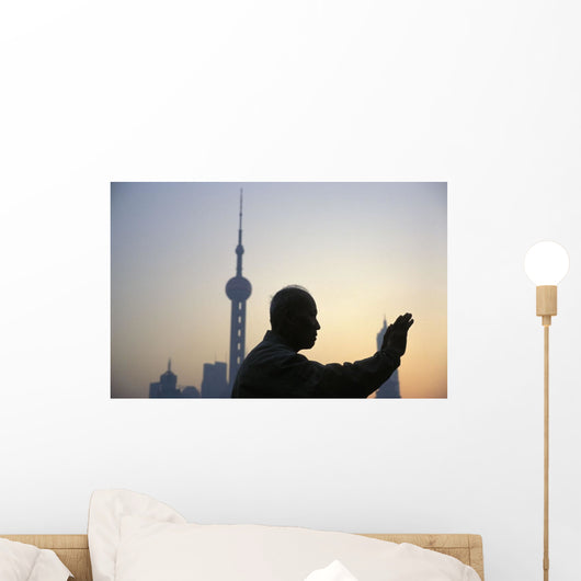 China Shanghai Man Doing Wall Decal