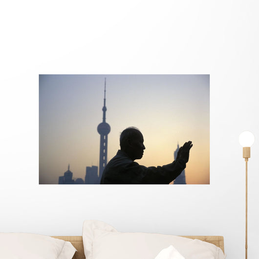 China Shanghai Man Doing Wall Decal