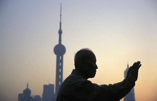 China Shanghai Man Doing Wall Decal