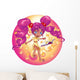 book magic girl Wall Decal