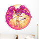 book magic girl Wall Decal