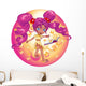 book magic girl Wall Decal