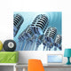 Microphones Wall Mural