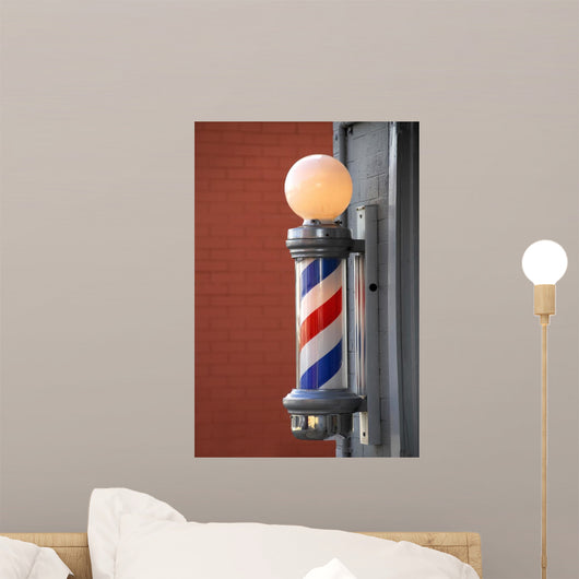 Barber Pole Wall Mural