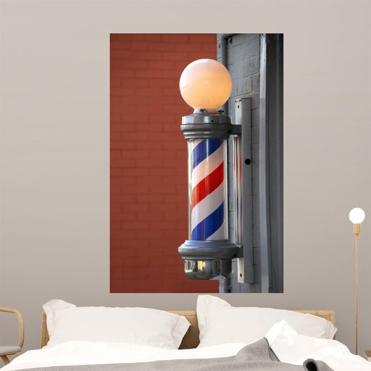 Barber Pole Wall Mural