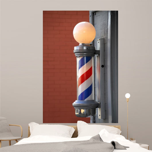 Barber Pole Wall Mural
