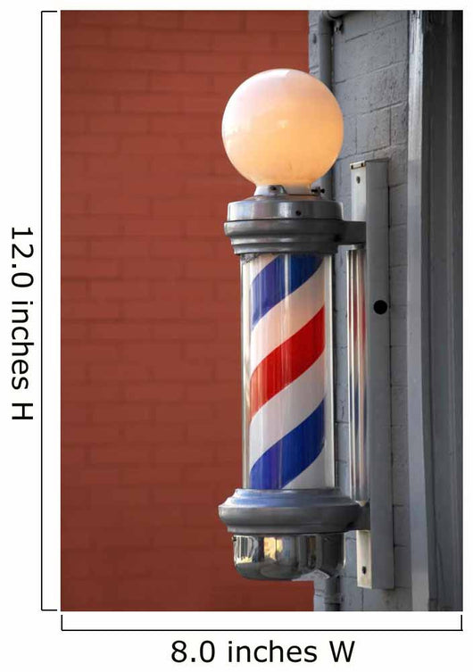 Barber Pole Wall Mural
