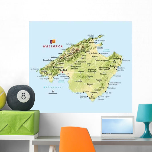 Mallorca Big Version Wall Decal