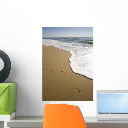 Human Trace Beach Wall Decal