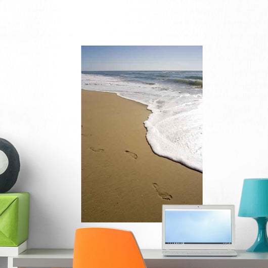Human Trace Beach Wall Decal