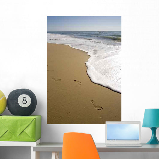 Human Trace Beach Wall Decal