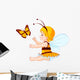 baby bee fairy Wall Decal
