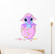 Baby Dragon Hatched From One Egg Wall Decal