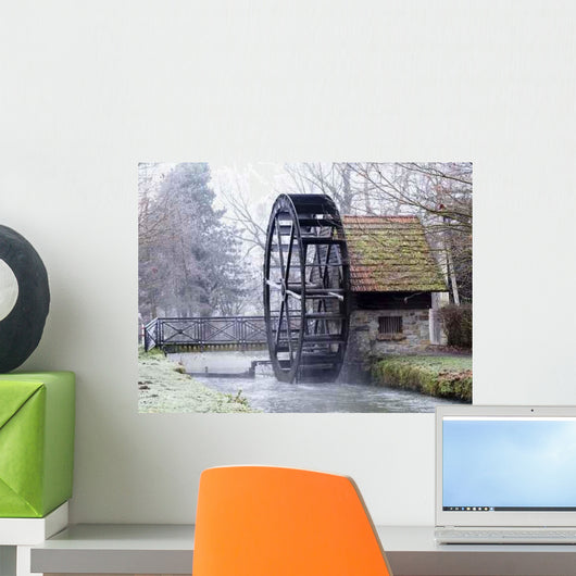 Wasserrad Wall Decal