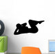 Fitness Female Doing Crunches Wall Decal