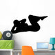 Fitness Female Doing Crunches Wall Decal
