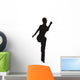 Silhouette Gymnast Wall Decal