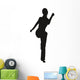 Silhouette Gymnast Wall Decal