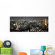 Illuminated Tokyo City in Japan at night from high above Wall Mural