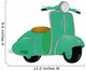 Motor scooter Wall Decal
