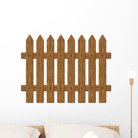 Wooden Fence Wall Decal
