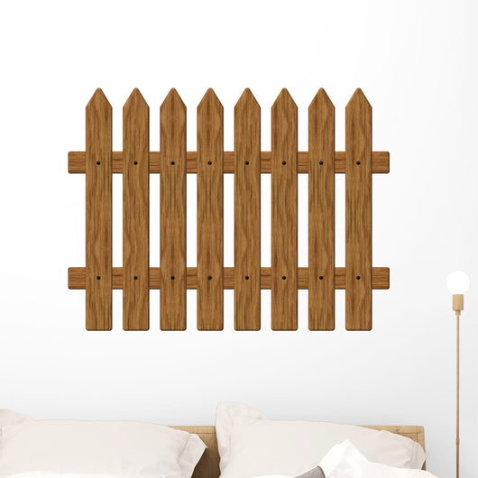 Wooden Fence Wall Decal