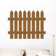 Wooden Fence Wall Decal