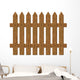 Wooden Fence Wall Decal