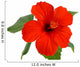 Hibiscus Flower Wall Decal