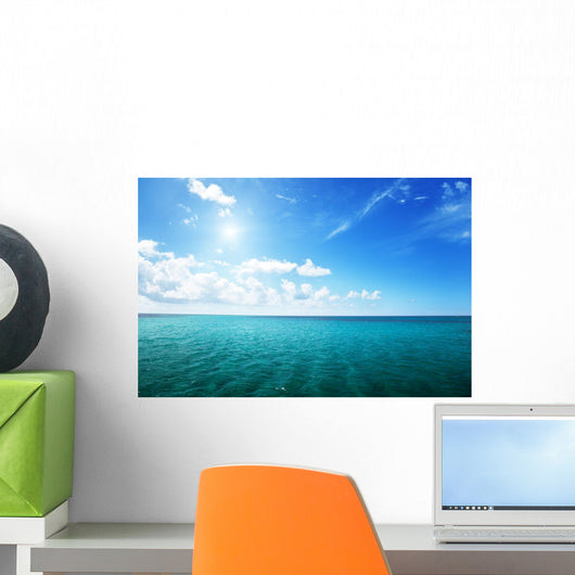 ocean and perfect sky Wall Mural