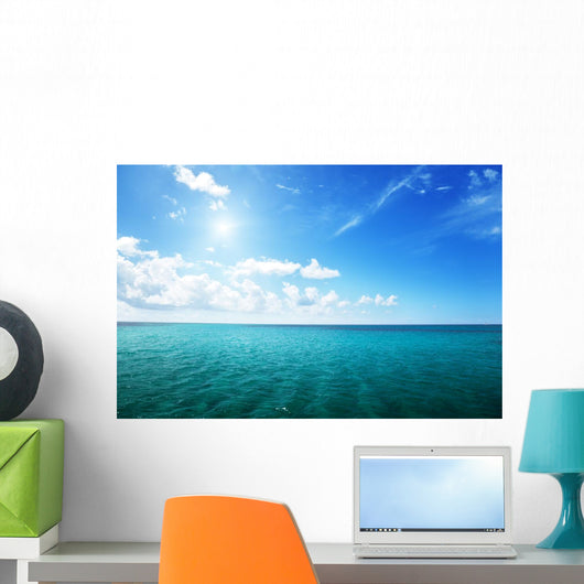 ocean and perfect sky Wall Mural