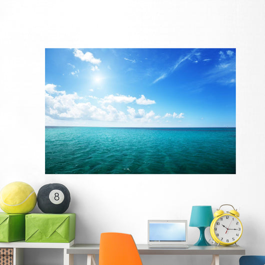 ocean and perfect sky Wall Mural