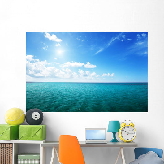 ocean and perfect sky Wall Mural