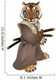 Tiger Samurai Wall Decal
