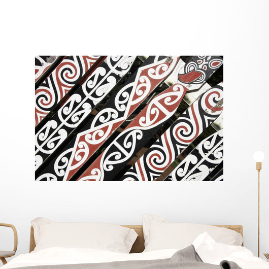 Maori Ornament New Zealand Wall Mural – Wallmonkeys