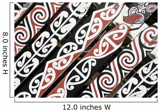 Maori ornament in New Zealand Wall Mural