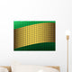 Green and Golden Frame Wall Mural