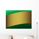 Green and Golden Frame Wall Mural