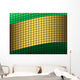 Green and Golden Frame Wall Mural