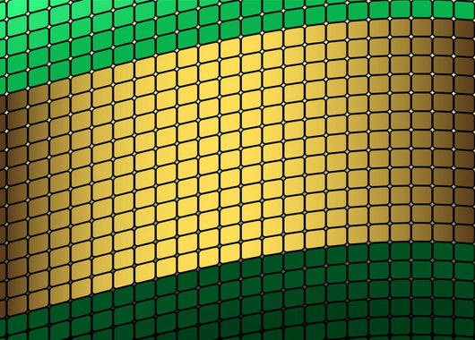 Green and Golden Frame Wall Mural