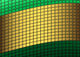 Green and Golden Frame Wall Mural