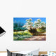 Blossoming Bush Rural Suburb Wall Decal