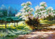 Blossoming Bush Rural Suburb Wall Decal