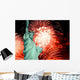Statue Liberty and Fireworks