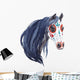 Watercolor Horse Portrait Wall Decal